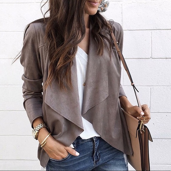 Sweaters - Brown light thin cardigan jacket